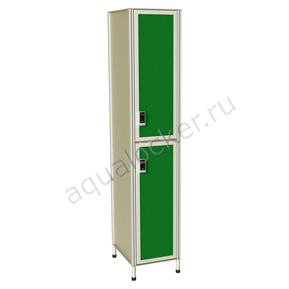 Влагостойкий шкаф для раздевалки из АКП — «AquaLocker-1»