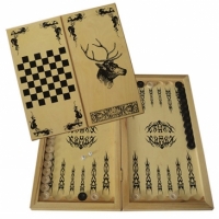 Нарды из натурального дерева