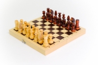 Шахматы обиходные лакированные