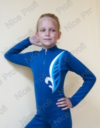 Детский термокомбинезон с аппликацией для фигурного катания