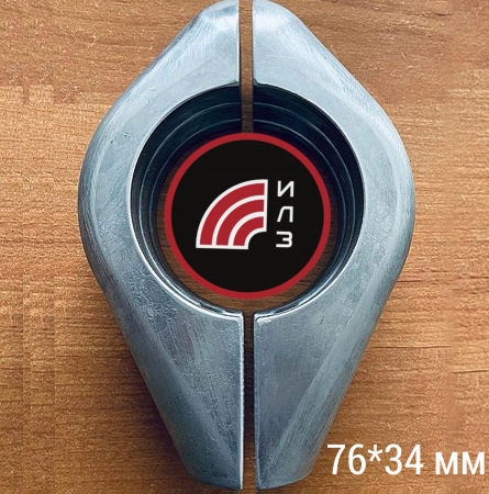 Хомут алюминиевый 76*34