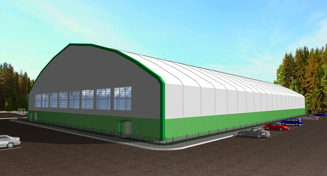 Крытый футбольный манеж с полем 60х40