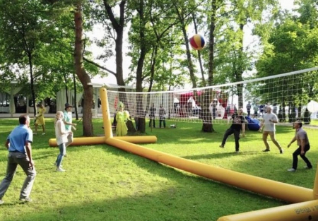 Надувная волейбольная сетка